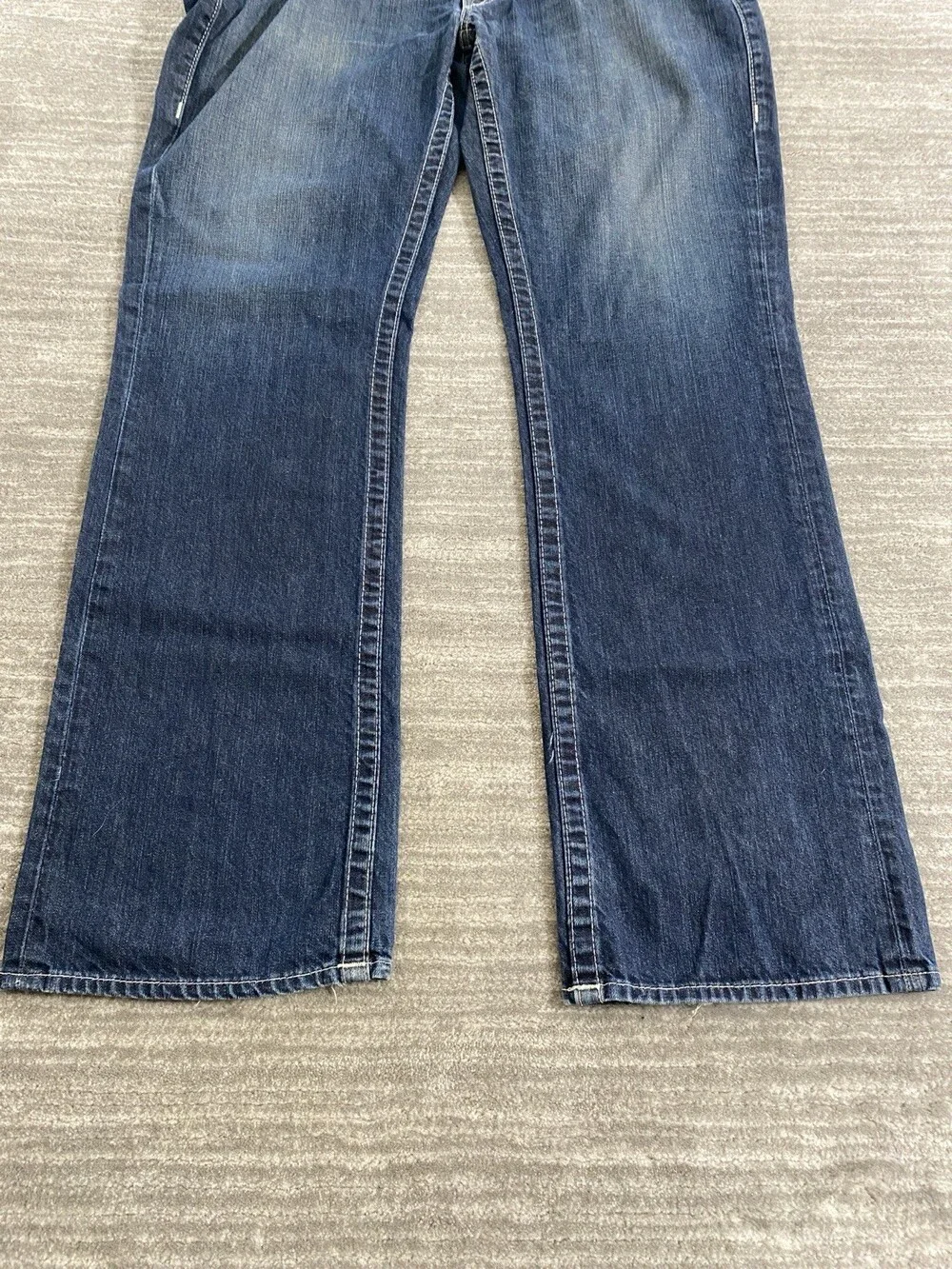Vintage Y2K Mens True Religion Straight Jeans Blue Tag 38 Fit 40 x 33